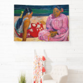 Paul Gauguin - Tahitianische Frauen am Strand Banner (InSitu)