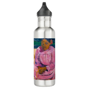 Paul Gauguin - Tahitianische Frauen am Strand Edelstahlflasche