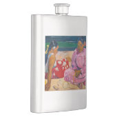 Paul Gauguin - Tahitianische Frauen am Strand Flachmann (Rechts)