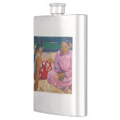 Paul Gauguin - Tahitianische Frauen am Strand Flachmann (Links)