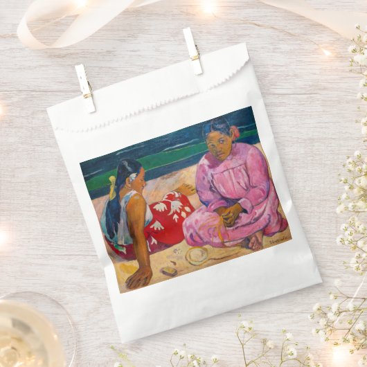 Paul Gauguin - Tahitianische Frauen am Strand Geschenktütchen (Ausgeschnitten)