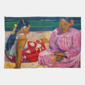 Paul Gauguin - Tahitianische Frauen am Strand Geschirrtuch (Horizontal)