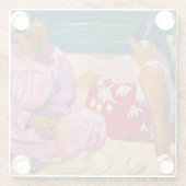 Paul Gauguin - Tahitianische Frauen am Strand Glasuntersetzer (Rückseite)