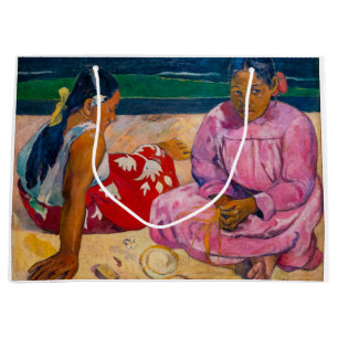 Paul Gauguin - Tahitianische Frauen am Strand Große Geschenktüte
