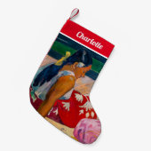 Paul Gauguin - Tahitianische Frauen am Strand Kleiner Weihnachtsstrumpf (Vorderansicht (hängend))