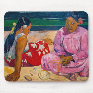 Paul Gauguin - Tahitianische Frauen am Strand Mousepad