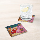 Paul Gauguin - Tahitianische Frauen am Strand Rechteckiger Pappuntersetzer (Vor Ort)