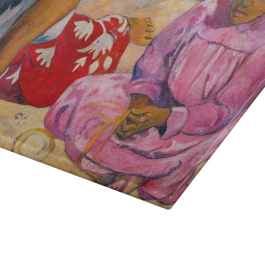Paul Gauguin - Tahitianische Frauen am Strand Schneidebrett (Ecke)