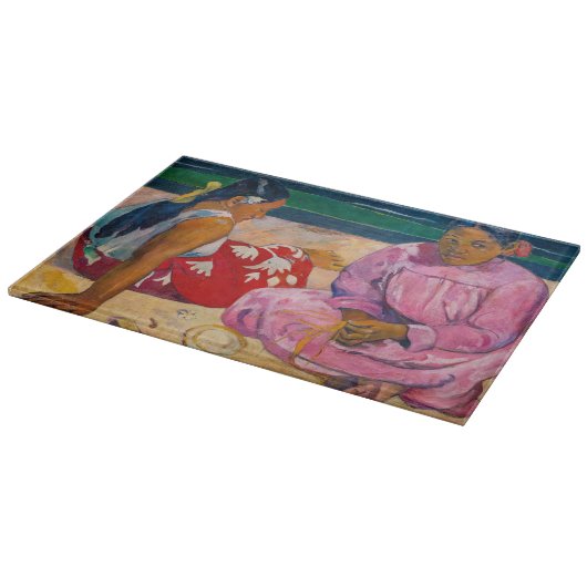 Paul Gauguin - Tahitianische Frauen am Strand Schneidebrett (Ecke)