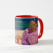 Paul Gauguin - Tahitianische Frauen am Strand Tasse (VorderseiteRechts)