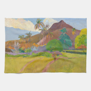 Paul Gauguin - Tahitianische Landschaft Geschirrtuch