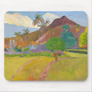 Paul Gauguin - Tahitianische Landschaft Mousepad