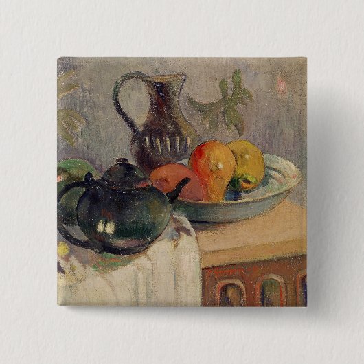 Paul Gauguin | Teiera, Brocca e Frutta, 1899 Button (Vorderseite)