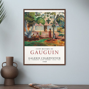 Paul Gauguin The Large Tree 1891 Art Tahiti Poster