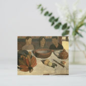 Paul Gauguin | The Meal , 1891 Postkarte (Stehend Vorderseite)