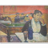 Paul Gauguin - The Night Café, Arles Aufkleber (Vorderseite)