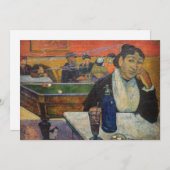 Paul Gauguin - The Night Café, Arles Einladung (Vorne/Hinten)