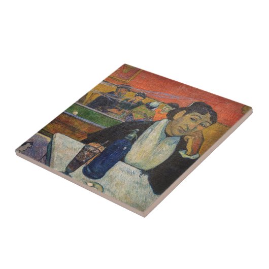 Paul Gauguin - The Night Café, Arles Fliese (Seite)