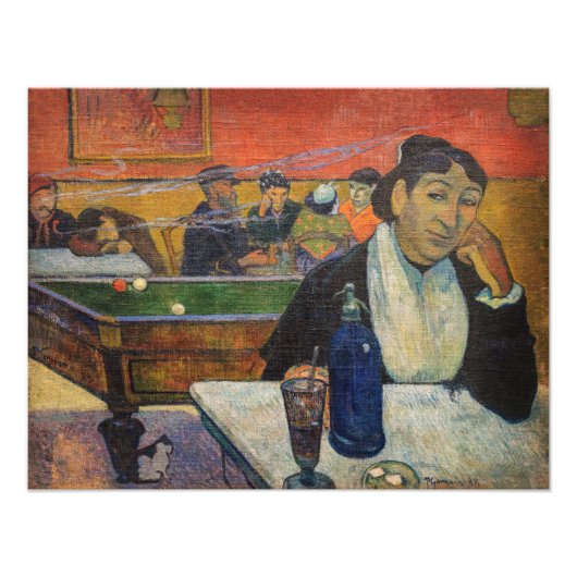 Paul Gauguin - The Night Café, Arles Fotodruck (Vorne)