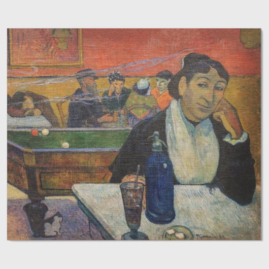 Paul Gauguin - The Night Café, Arles Geschenkpapier (Flach)