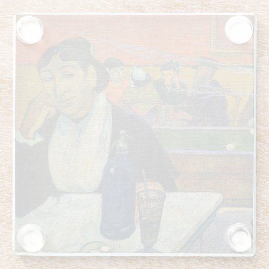 Paul Gauguin - The Night Café, Arles Glasuntersetzer (Rückseite)