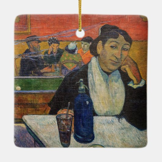 Paul Gauguin - The Night Café, Arles Keramikornament (Rückseite)