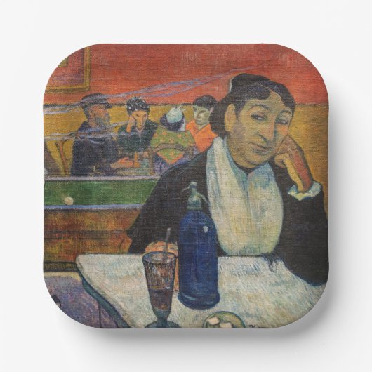Paul Gauguin - The Night Café, Arles Pappteller (Vorderseite)