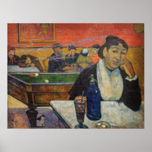 Paul Gauguin - The Night Café, Arles Poster