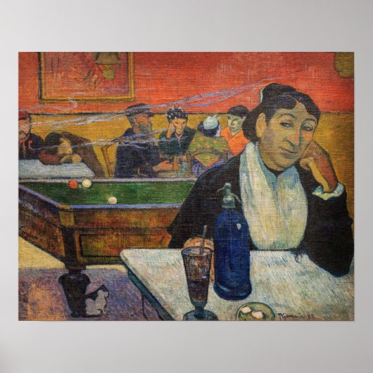 Paul Gauguin - The Night Café, Arles Poster (Vorne)