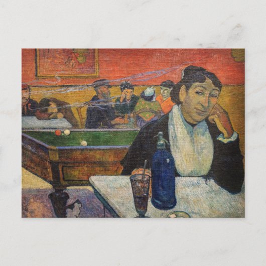 Paul Gauguin - The Night Café, Arles Postkarte (Vorderseite)