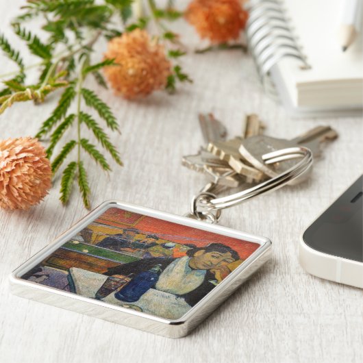 Paul Gauguin - The Night Café, Arles Schlüsselanhänger (Seite)