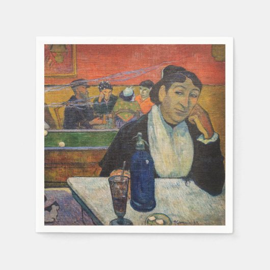 Paul Gauguin - The Night Café, Arles Serviette (Vorderseite)