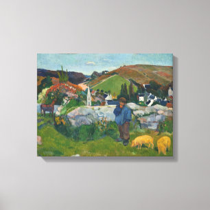 Paul Gauguin The Swineherd Leinwanddruck