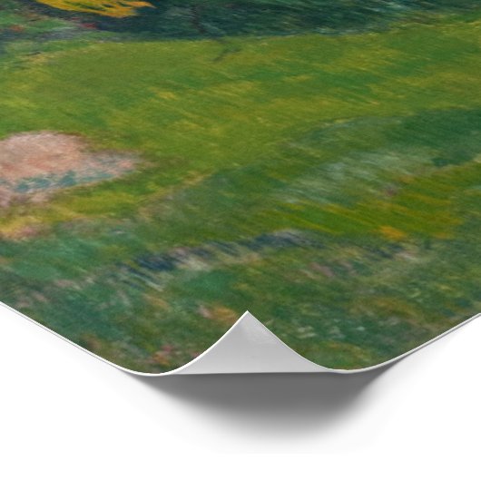 Paul Gauguin The Swineherd Poster (Ecke)