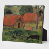 Paul Gauguin | The Three Huts, Tahiti, 1891-92 (oi Fotoplatte (Seite)