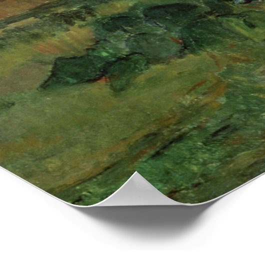 Paul Gauguin | The Three Huts, Tahiti, 1891-92 (oi Poster (Ecke)