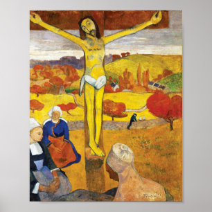Paul Gauguin The Yellow Christ Vintag Fine Art Poster