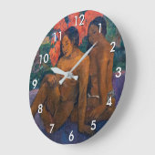 Paul Gauguin - Und das Gold ihrer Körper Große Wanduhr (Winkel)