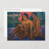 Paul Gauguin - Und das Gold ihrer Körper Postkarte (Vorne/Hinten)