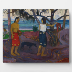 Paul Gauguin   Unter dem Pandanus, 1891 (Öl auf ca Fotoplatte