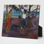 Paul Gauguin | Unter dem Pandanus, 1891 (Öl auf ca Fotoplatte (Seite)