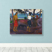 Paul Gauguin | Unter dem Pandanus, 1891 (Öl auf ca Leinwanddruck (Insitu (Holzboden))