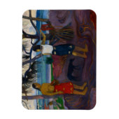 Paul Gauguin | Unter dem Pandanus, 1891 (Öl auf ca Magnet (Vertikal)