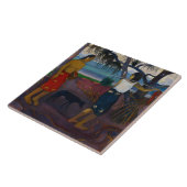 Paul Gauguin - Unter dem Pandanus Fliese (Seite)