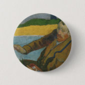 Paul Gauguin Vincent van Gogh Gemälde Sonnenblumen Button (Vorderseite)