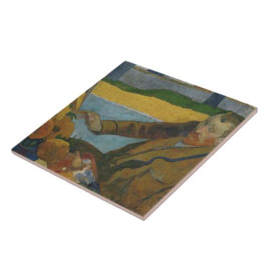 Paul Gauguin Vincent van Gogh Gemälde Sonnenblumen Fliese (Seite)