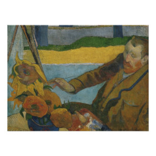 Paul Gauguin Vincent van Gogh Gemälde Sonnenblumen Poster