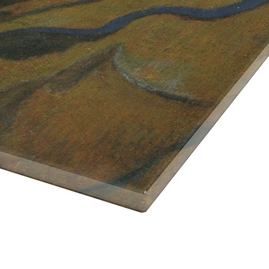 Paul Gauguin Vincent van Gogh Gemälde Sonnenblumen Schneidebrett (Ecke)