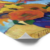Paul Gauguin Vincent van Gogh Gemälde Sunflowers Poster (Ecke)