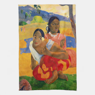 Paul Gauguin - Wann heiratest du? Geschirrtuch